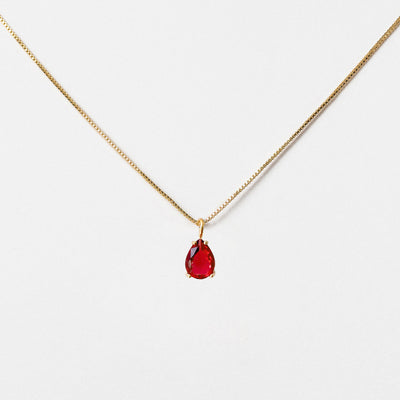 Collar Oro Solange Granate