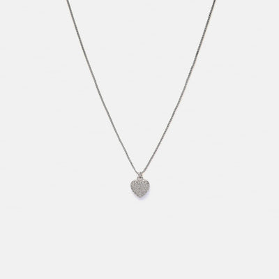 Collar Corazón Platino