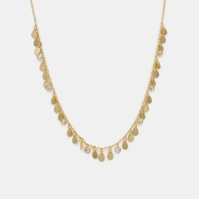 Collar Oro Circón Gota