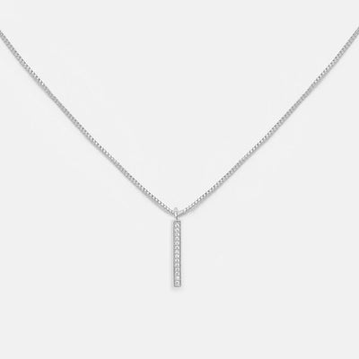 Collar Platino Blue Circón