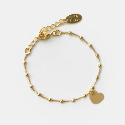 Pulsera Niña Oro Sophi Corazón