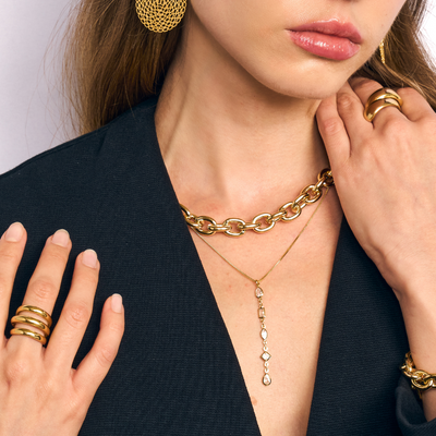 Collar Oro Filipa Circon