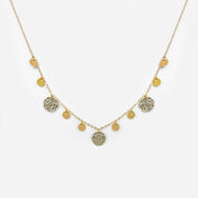 Collar Bianca oro y platino