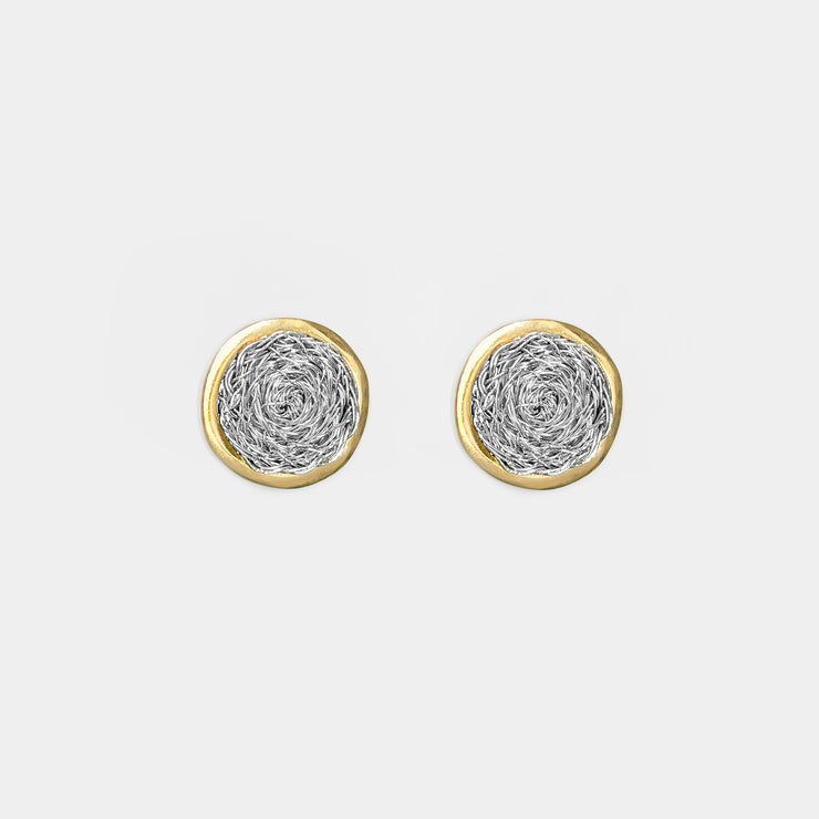 Aros Bianca oro y platino