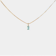 Collar Oro Isabella Agua