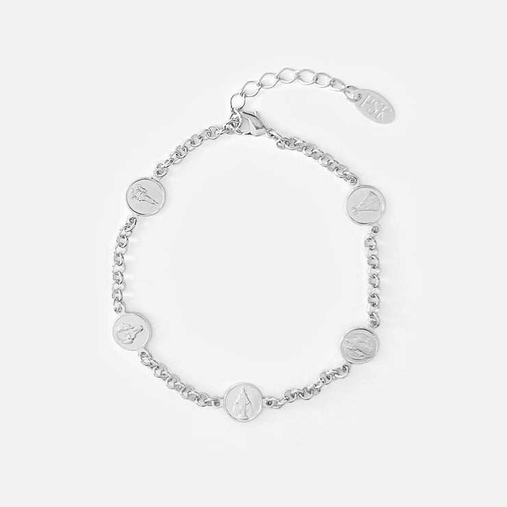 Pulsera carmen santos plata