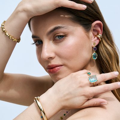 Aro Oro Ear Cuff Colomba L