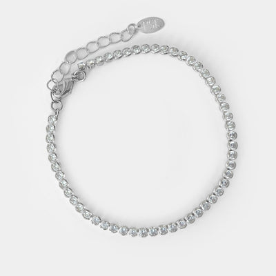 Pulsera Fiesta circón platino