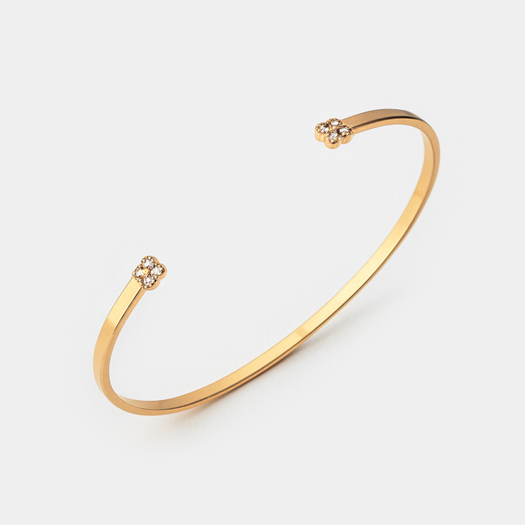 Brazalete Oro Florcita