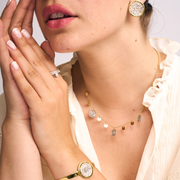 Aros Bianca oro y platino