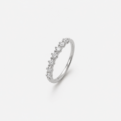 Anillo Platino Trio Chic