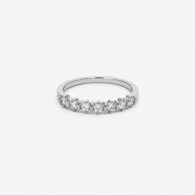 Anillo Platino Trio Chic