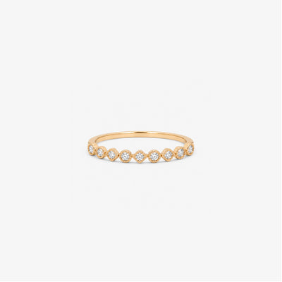 Anillo Oro Trio Flor