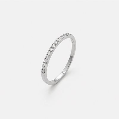 Anillo Platino Trio Claire