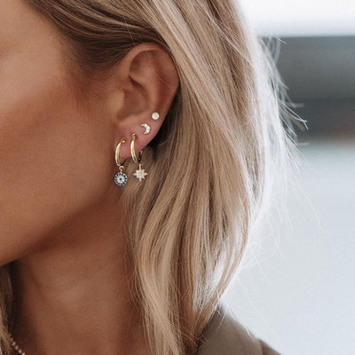 Argolla Oro Chic Rayo Circón