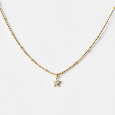 Collar Oro Chocker Estrella