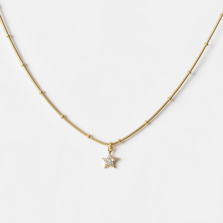 Collar Oro Chocker Estrella