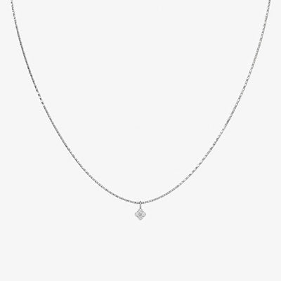 Collar Florcita Platino