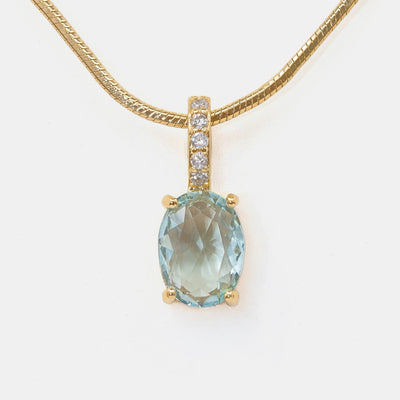 Collar Oro Isabella Agua