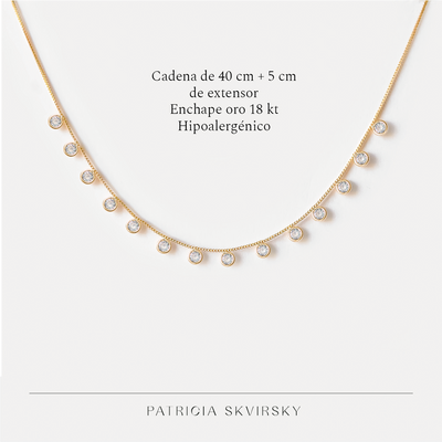 Collar Oro Florencia Circon