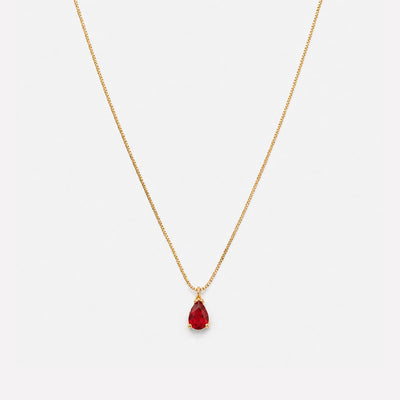 Collar Oro Solange Granate