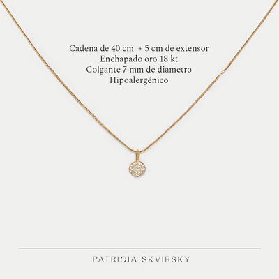 Collar Oro Roma Punto De Luz