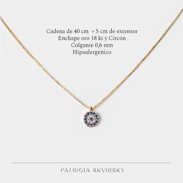 Collar Fez circon oro
