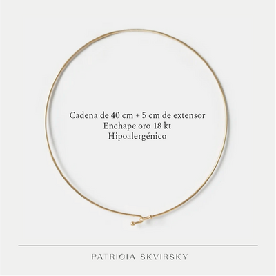 Collar Oro Rigido Franca