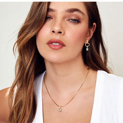Collar Oro Isabella Agua