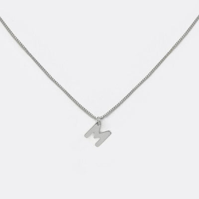 Collar Plata Letra