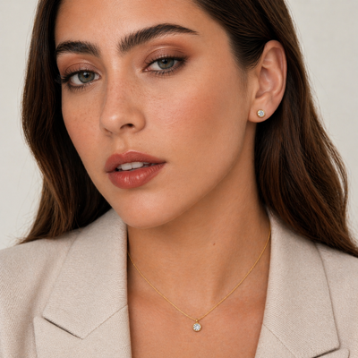 Collar Platino Mónaco