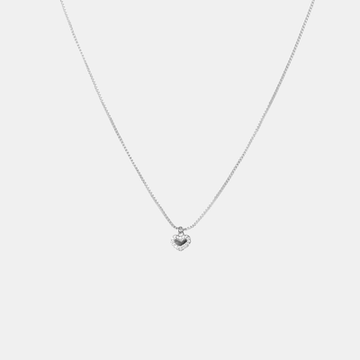 Collar Platino Chocker Sofi corazon