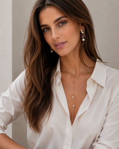 Collar Oro Alma Perla agua dulce