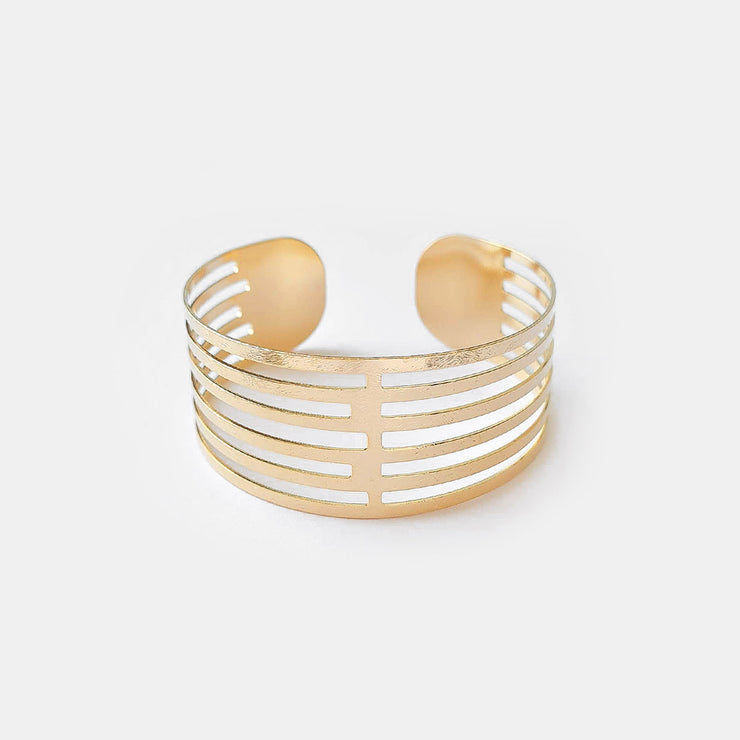 Brazalete Oro Calado