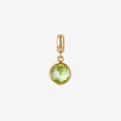 Charm Oro Piedra Jade