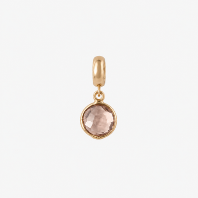 Charm Oro Piedra Morganita