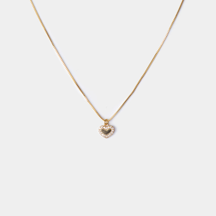 Collar Oro Corazón Chocker