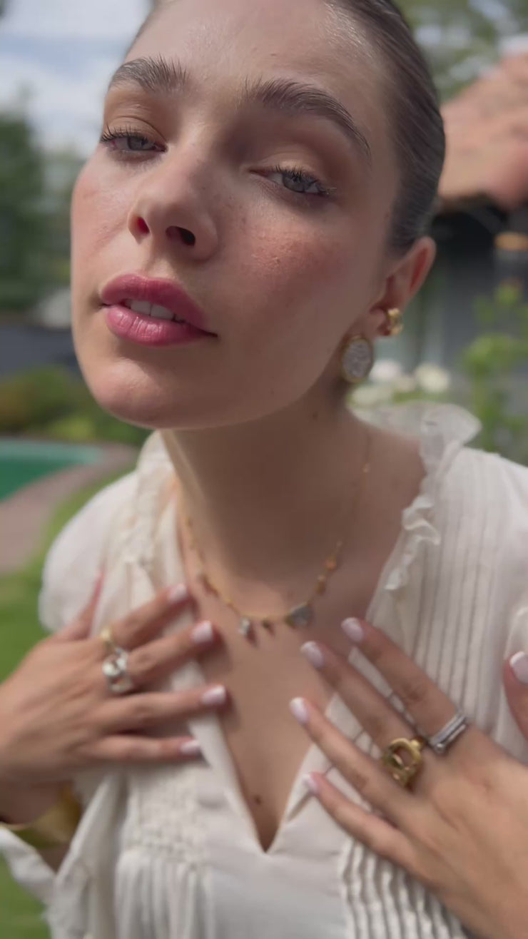 Aros Bianca oro y platino