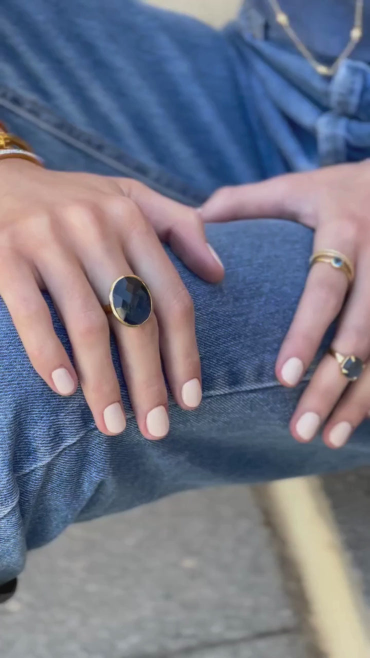 Anillo Jaipur Topacio