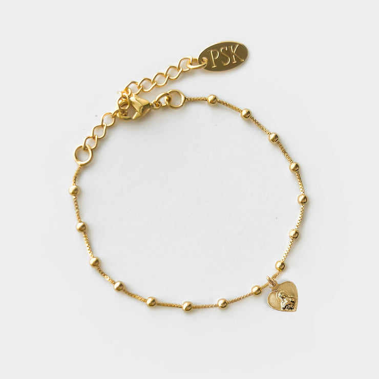 Pulsera Oro Sophi Sagrado Corazón