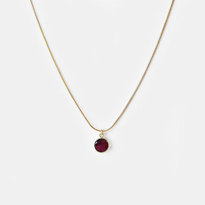 Collar Oro Goa Granate