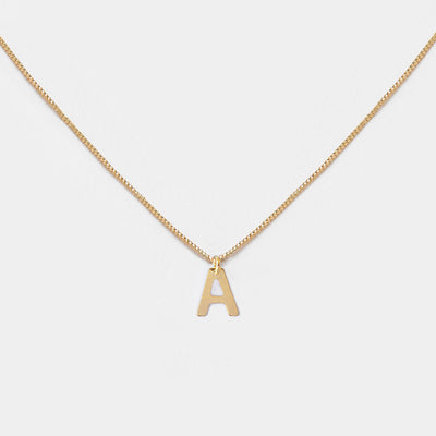 Collar Oro Letra A -Z