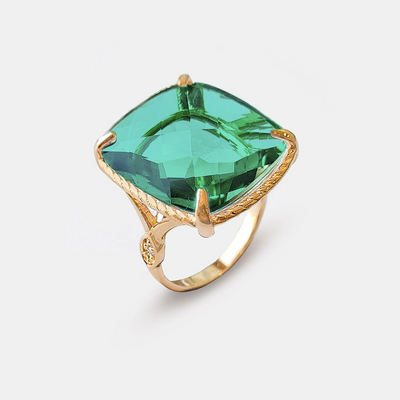 Anillo Alessandra jade oro