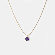 Collar Oro Goa Amatista