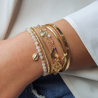 Pulsera Oro Ariela Mostacillas