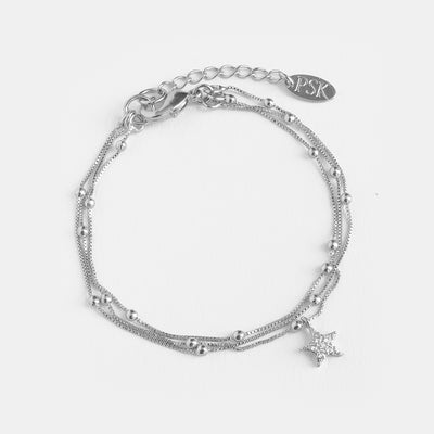 Pulsera Platino Shine Estrella