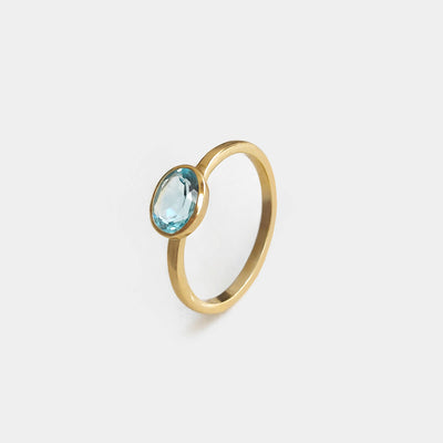 Anillo Simone agua oro